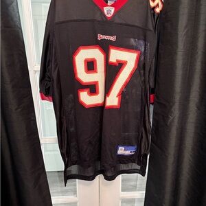 Number 97 Rice NFL OFFICIAL JERSEY. Serial number on the tag. Size Large